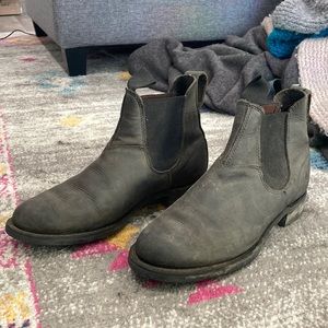 Canada West Romeo Boots, gray leather Chelsea boots